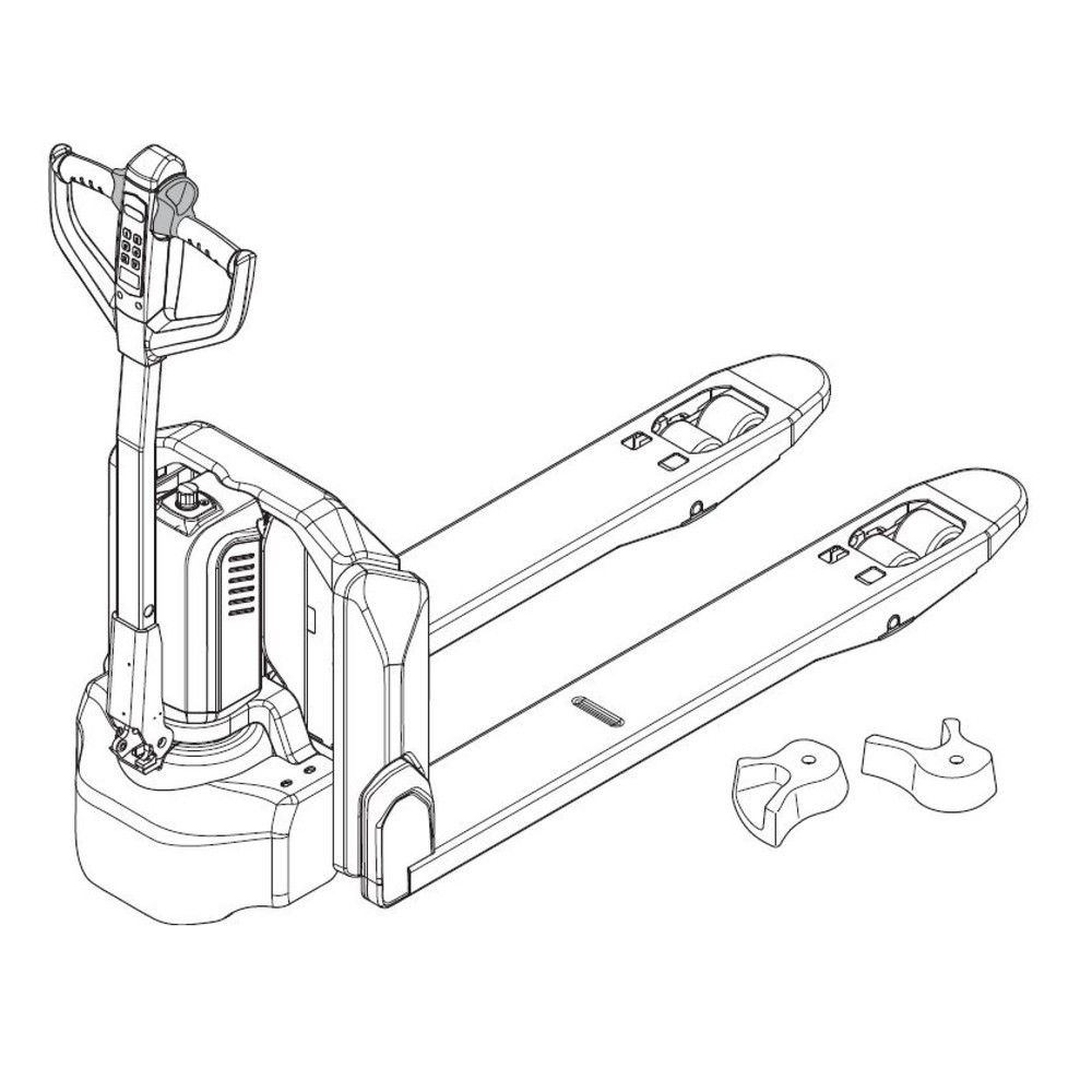 Produktabbildung Nr. 2: Self-Service-Kit für Jungheinrich Elektro-Hubwagen AME 15 - Drehgriffwechsel, 8-teilig