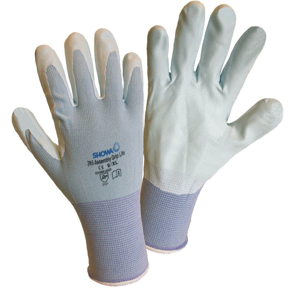 Produktabbildung: SHOWA 265 Assembly Grip Lite Strickhandschuh aus Nylon, Größe L/8
