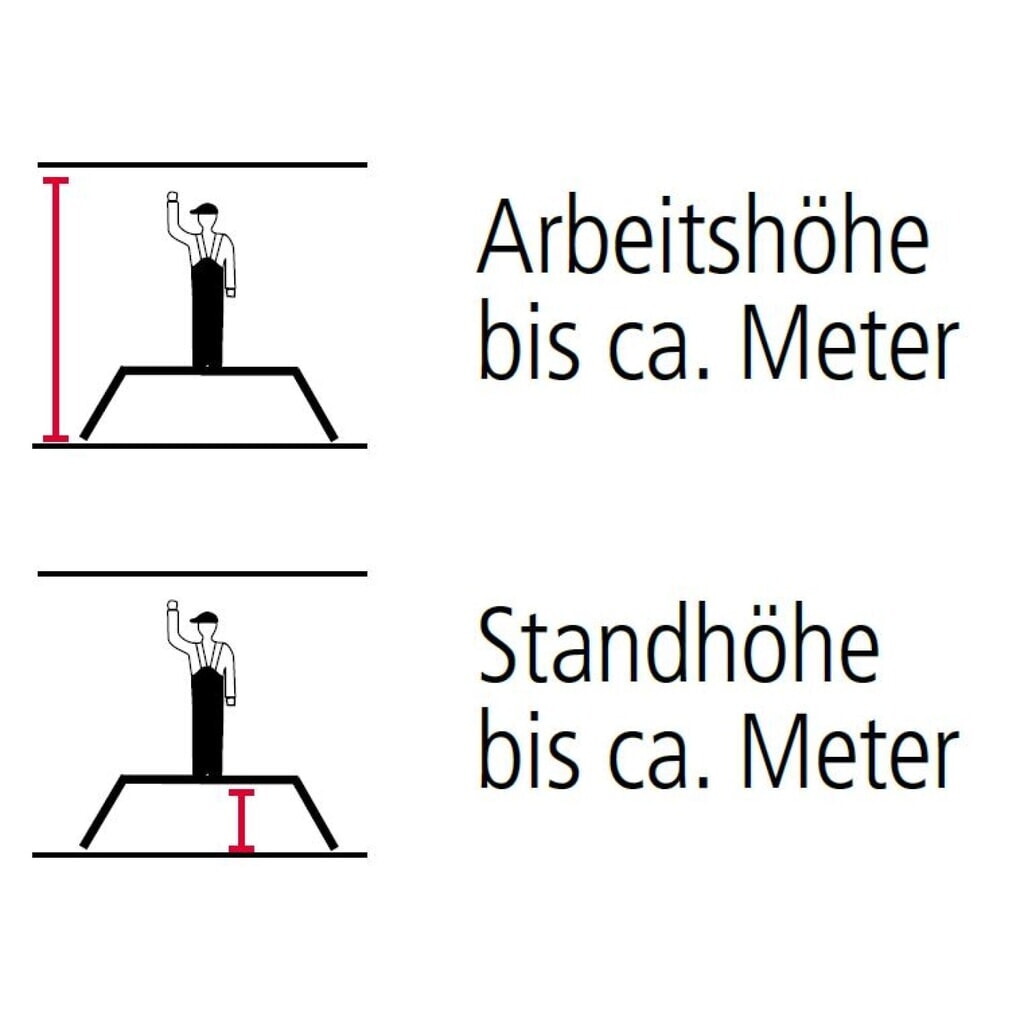 KRAUSE® MONTO Industrie-Doppel-Klapptritt, Standhöhe 0,65 m Produktabbildung Nr. 4: KRAUSE® MONTO Industrie-Doppel-Klapptritt, Standhöhe 0,65 m