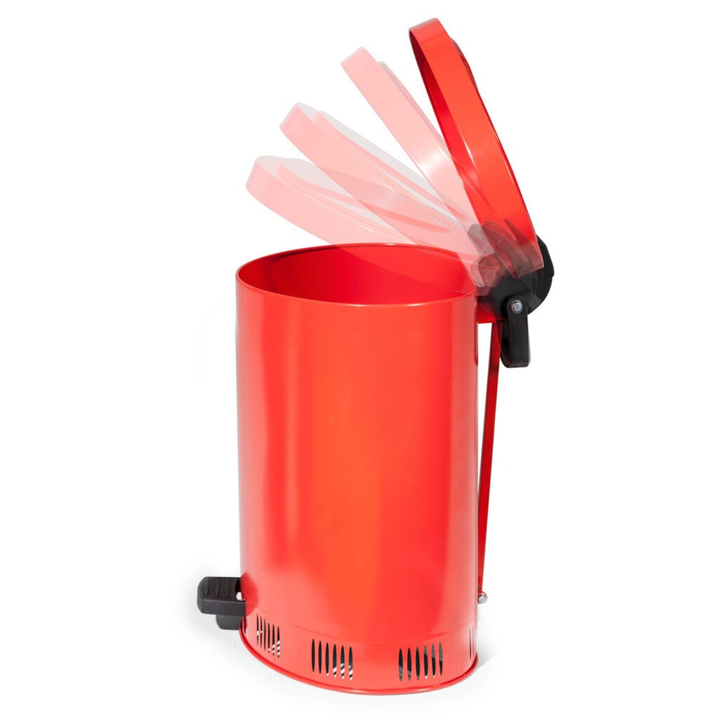 Sicherheits-Sammelbehälter SSB, Stahl, rot, 20 Liter Produktabbildung Nr. 2: Sicherheits-Sammelbehälter SSB, Stahl, rot, 20 Liter