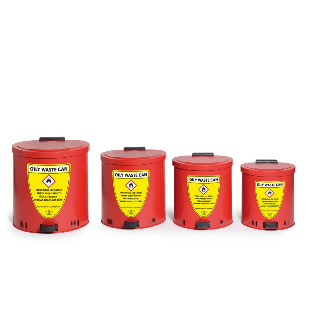 Produktabbildung Nr. 3: Sicherheits-Sammelbehälter SSB, Stahl, rot, 20 Liter
