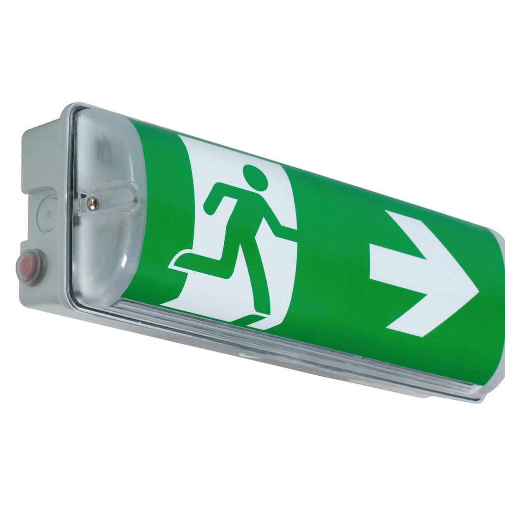 Produktabbildung: B-Safety Sicherheits- und Rettungszeichenleuchte V-LUX STANDARD, mit manueller Testfunktion