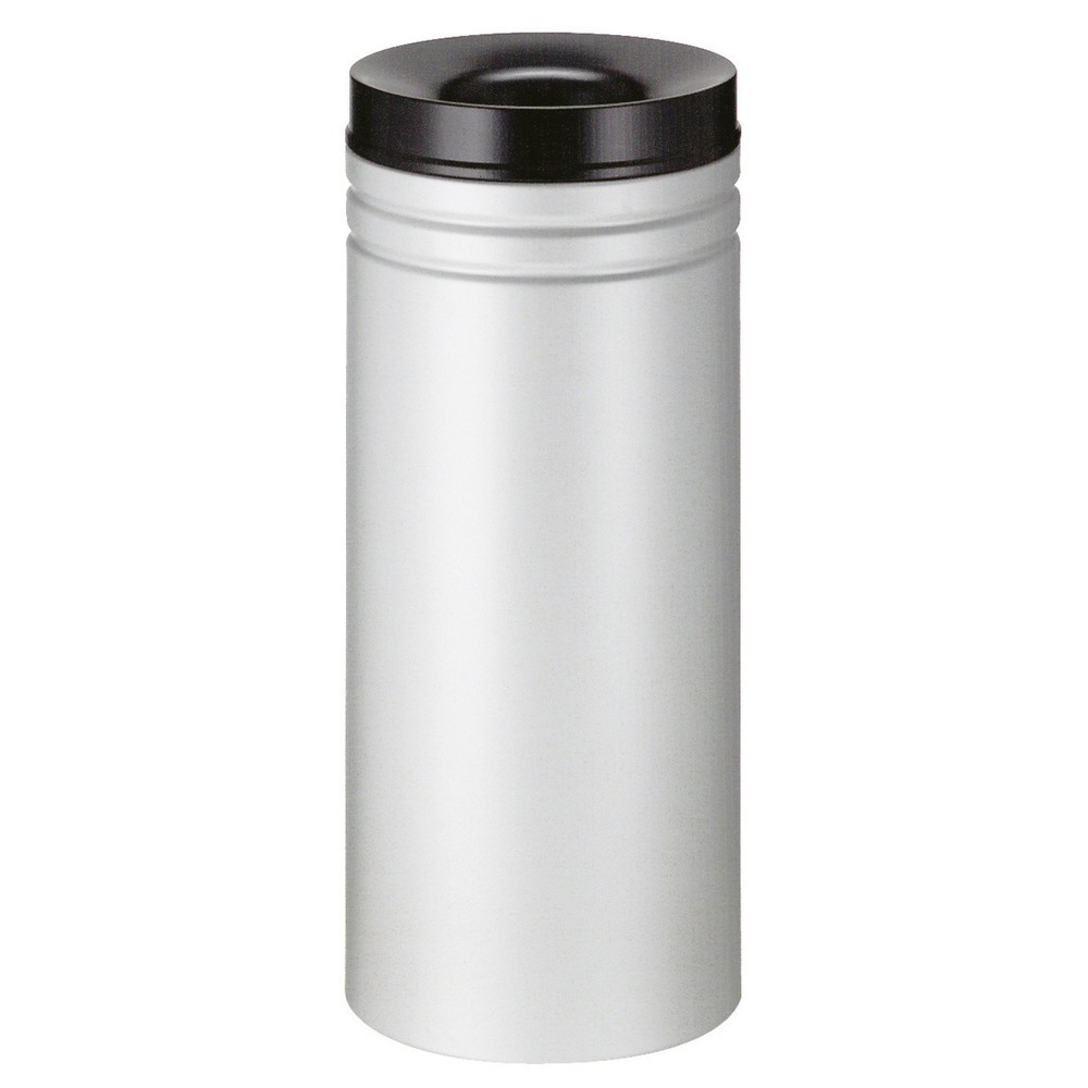 Produktabbildung Nr. 1: Sicherheitspapierkorb, selbstlöschend, Stahl, 50 Liter, grau, schwarz