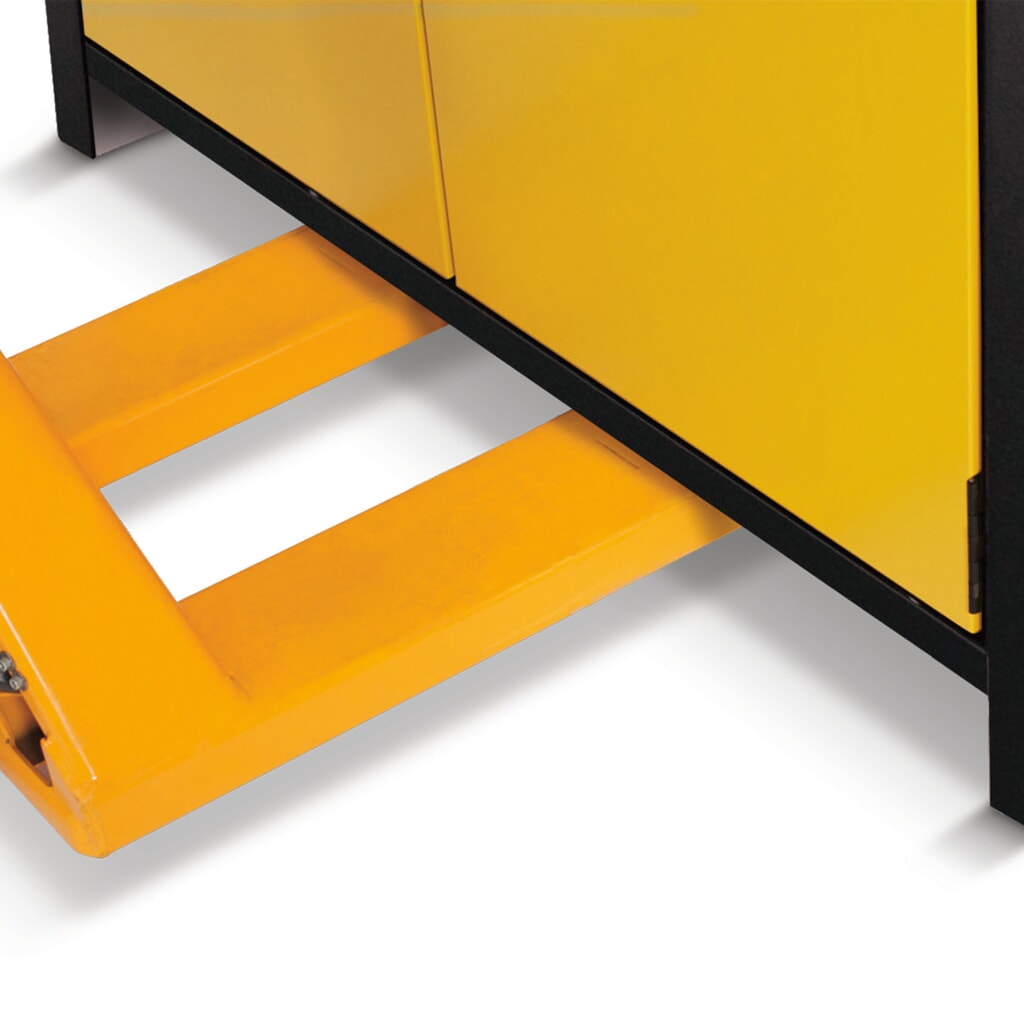 Produktabbildung Nr. 7: asecos® Brandschutzschrank Q-PEGASUS/Typ 90, 4 Auszugswannen, HxBxT 1.953 x 599 x 615 mm, lichtgrau