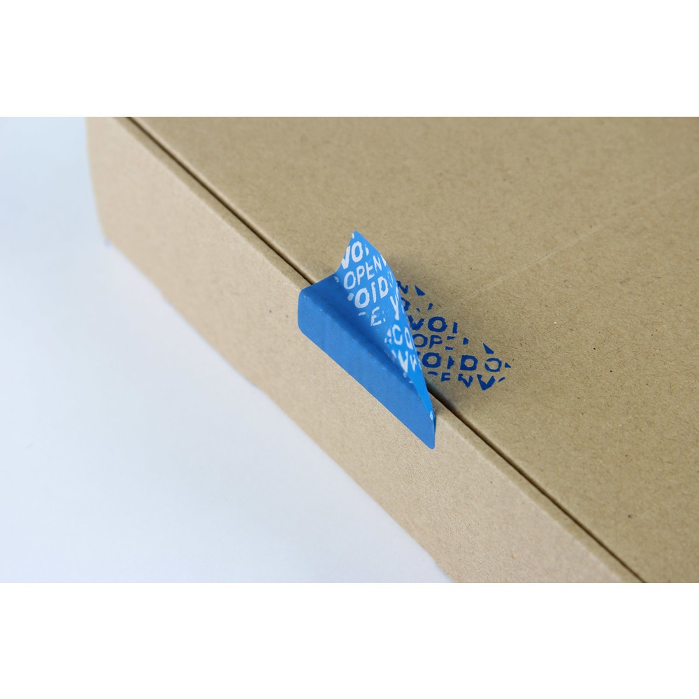Produktabbildung Nr. 3: Sicherheitssiegel-Etikett 50 x 32mm, blau