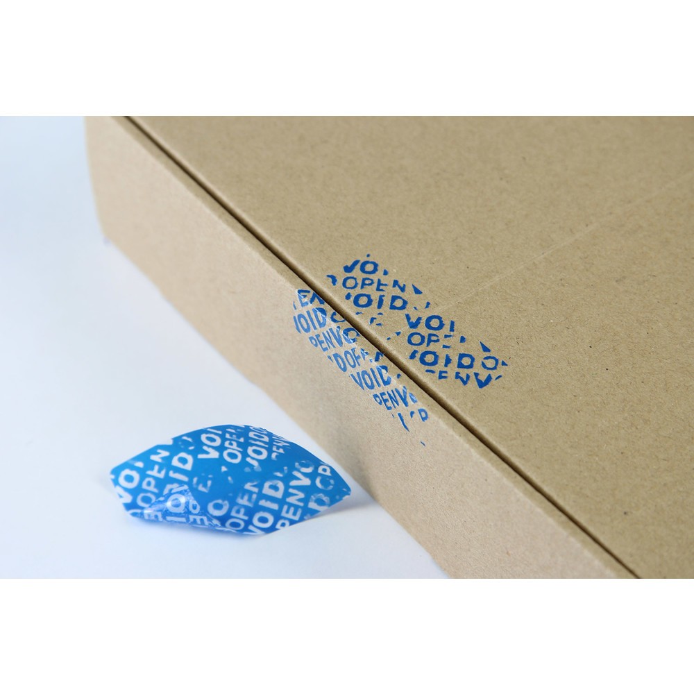 Produktabbildung Nr. 4: Sicherheitssiegel-Etikett 50 x 32mm, blau