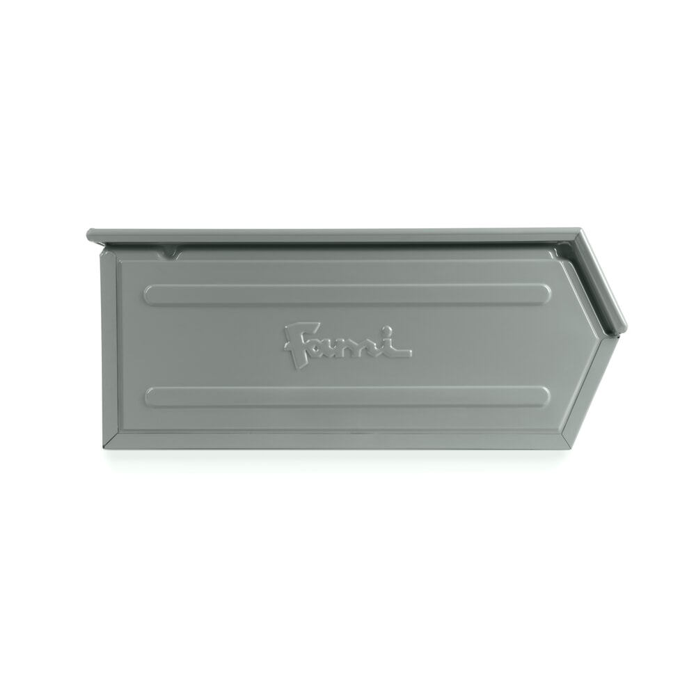 Produktabbildung Nr. 4: Fami Sichtlagerkasten, HxBxT 300 x 450 x 700 mm, Stahlblech, fehgrau, 6 Stk/VE