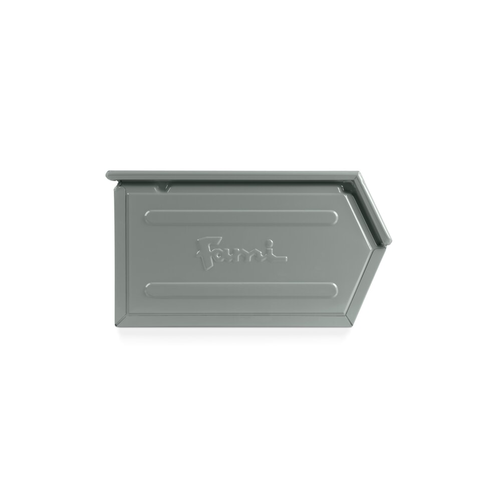 Produktabbildung Nr. 4: Fami Sichtlagerkasten, HxBxT 300 x 450 x 520 mm, Stahlblech, fehgrau, 6 Stk/VE