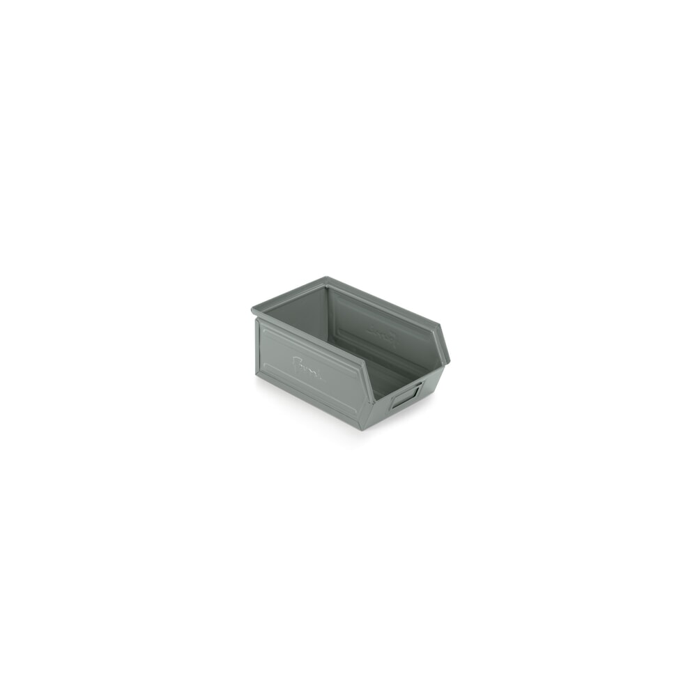 Produktabbildung Nr. 1: Fami Sichtlagerkasten, HxBxT 145 x 200 x 350 mm, Stahlblech, fehgrau, 10 Stk/VE