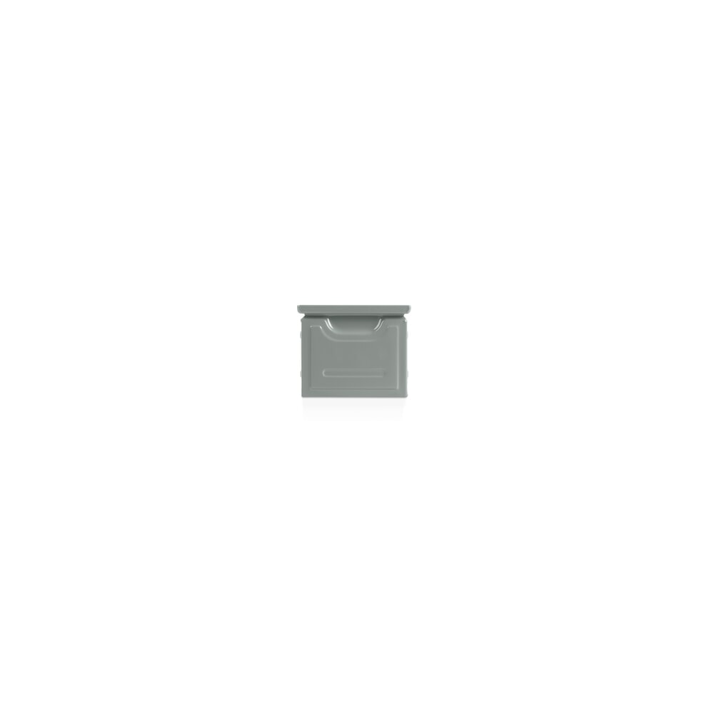 Produktabbildung Nr. 2: Fami Sichtlagerkasten, HxBxT 130 x 140 x 230 mm, Stahlblech, fehgrau, 20 Stk/VE