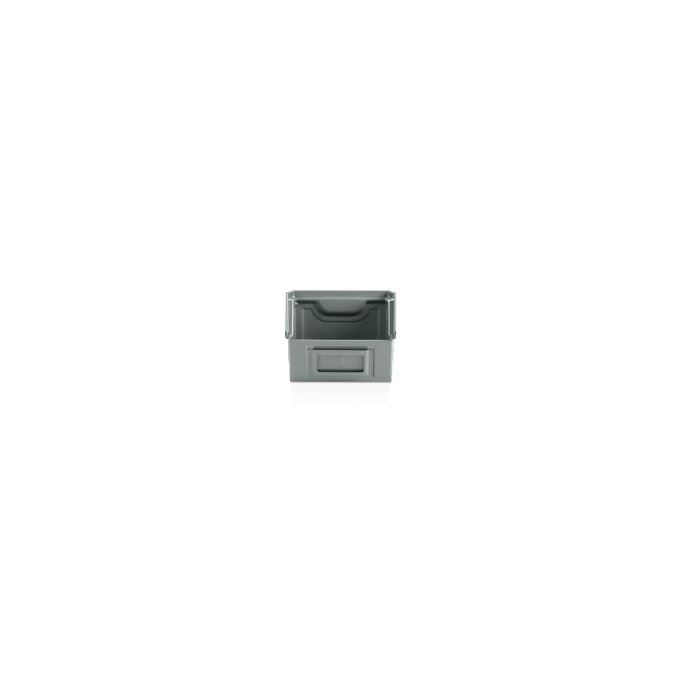 Produktabbildung Nr. 3: Fami Sichtlagerkasten, HxBxT 130 x 140 x 230 mm, Stahlblech, fehgrau, 20 Stk/VE
