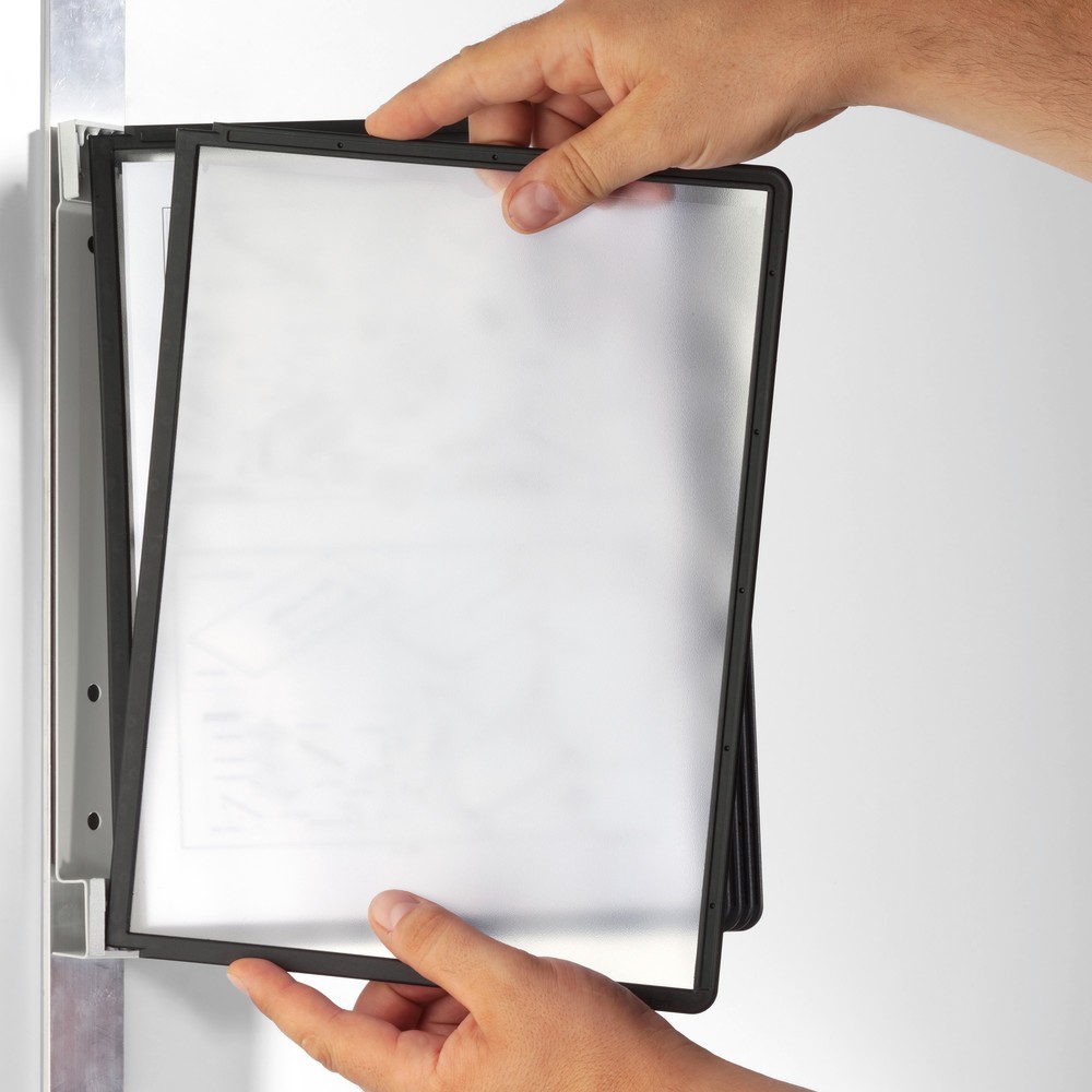 Produktabbildung Nr. 4: Sichttafel-System mit 5 Tafeln, schwarz