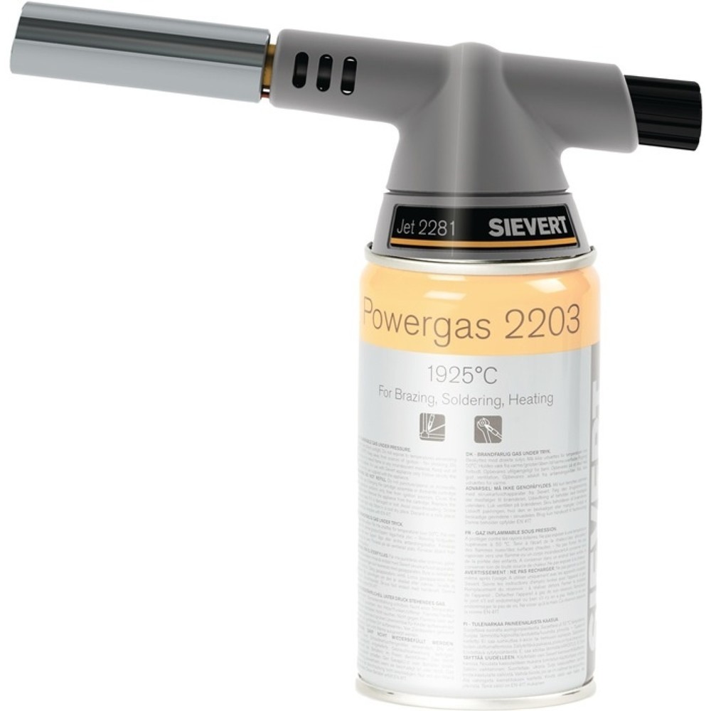 Produktabbildung: SIEVERT Lötlampe Handyjet 2281, 140 g/h, ohne Schraubkartusche, 1,8 kW