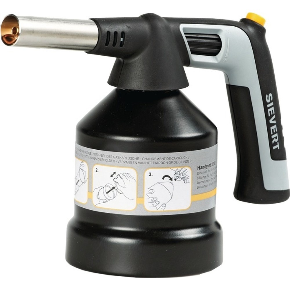 Produktabbildung: SIEVERT Lötlampe Handyjet 2283, 140 g/h, ohne Stechkartusche, 1,8 kW