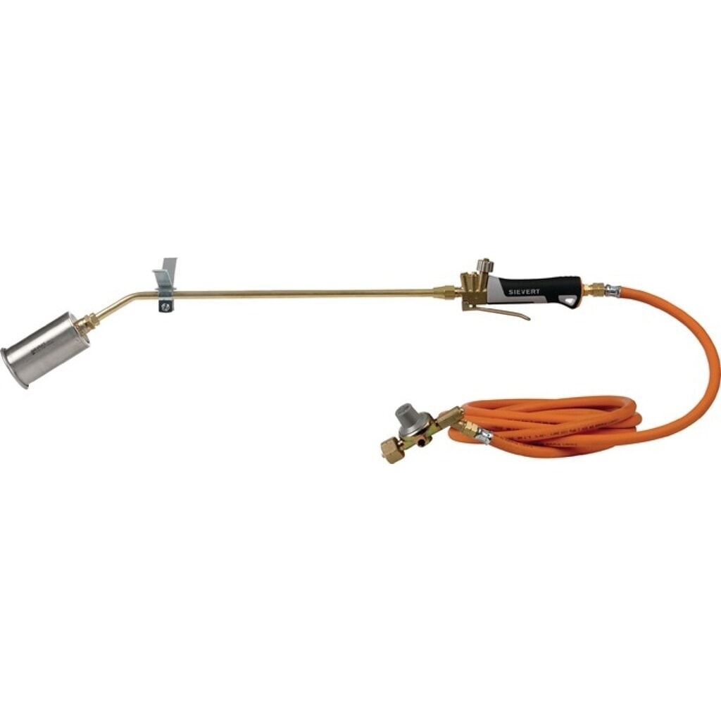 SIEVERT Propananwärmbrennerset HBS 3460-60/850 mm, 5 m, mit Druckminderer manuelle Zündung Produktabbildung: SIEVERT Propananwärmbrennerset HBS 3460-60/850 mm, 5 m, mit Druckminderer manuelle Zündung