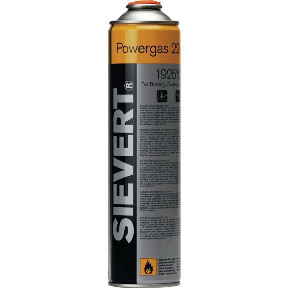 Produktabbildung: SIEVERT Schraubkartusche Powergas 2204, 336 g 600 ml, 1925 °C