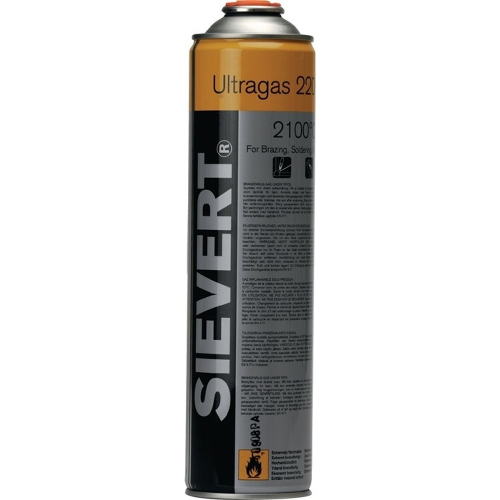 Produktabbildung: SIEVERT Schraubkartusche Ultragas 2205, 210 g 380 ml, 2100 °C