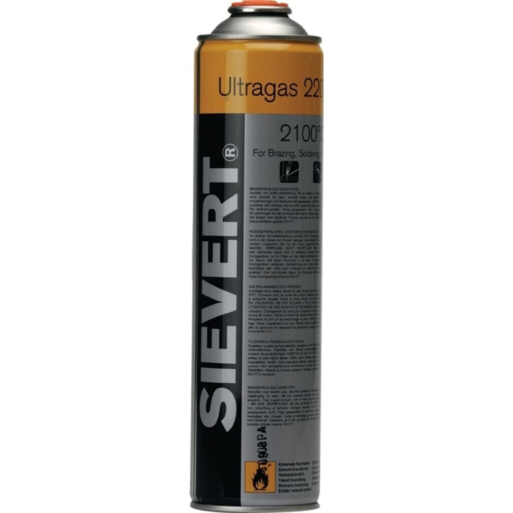SIEVERT Schraubkartusche Ultragas 2205, 210 g 380 ml, 2100 °C Produktabbildung: SIEVERT Schraubkartusche Ultragas 2205, 210 g 380 ml, 2100 °C