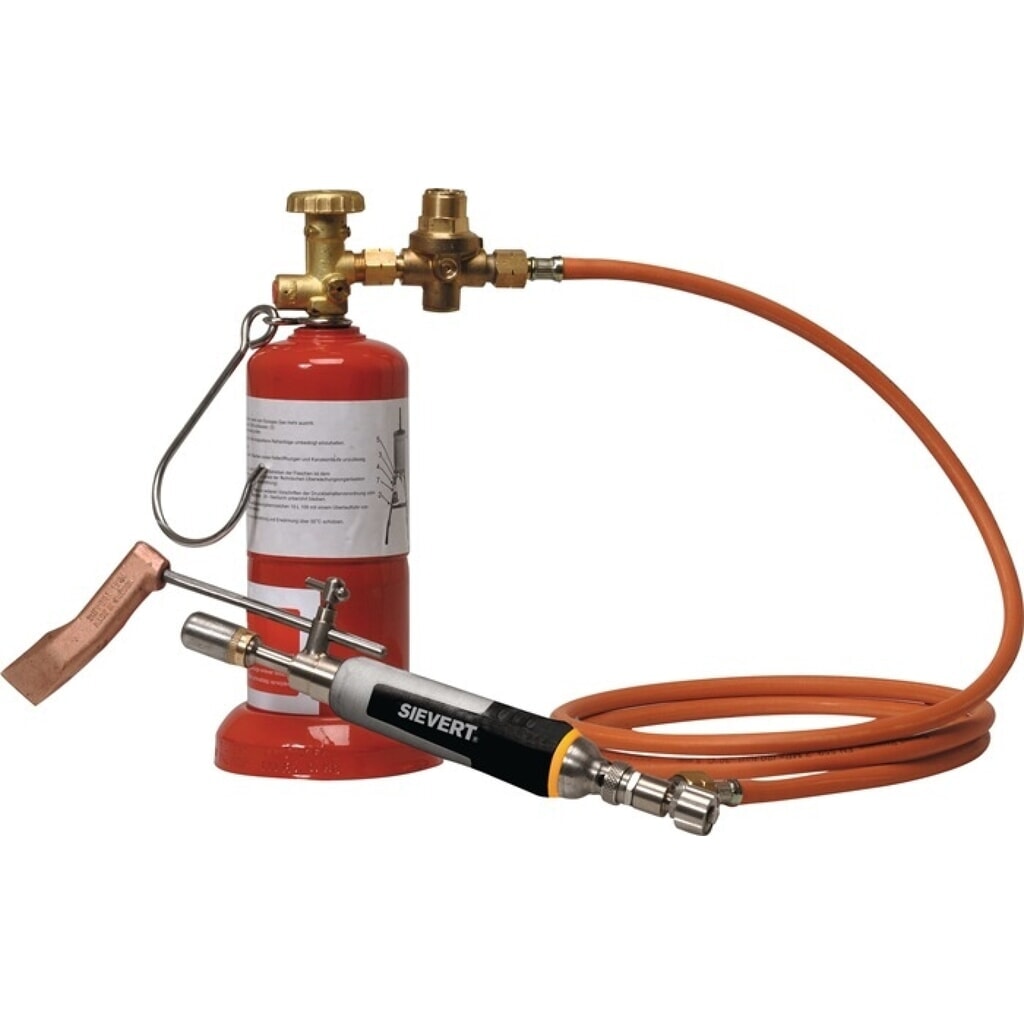 SIEVERT Weichlötanlage Pro 95 Titanium, gekröpft, mit Zubehör Produktabbildung: SIEVERT Weichlötanlage Pro 95 Titanium, gekröpft, mit Zubehör