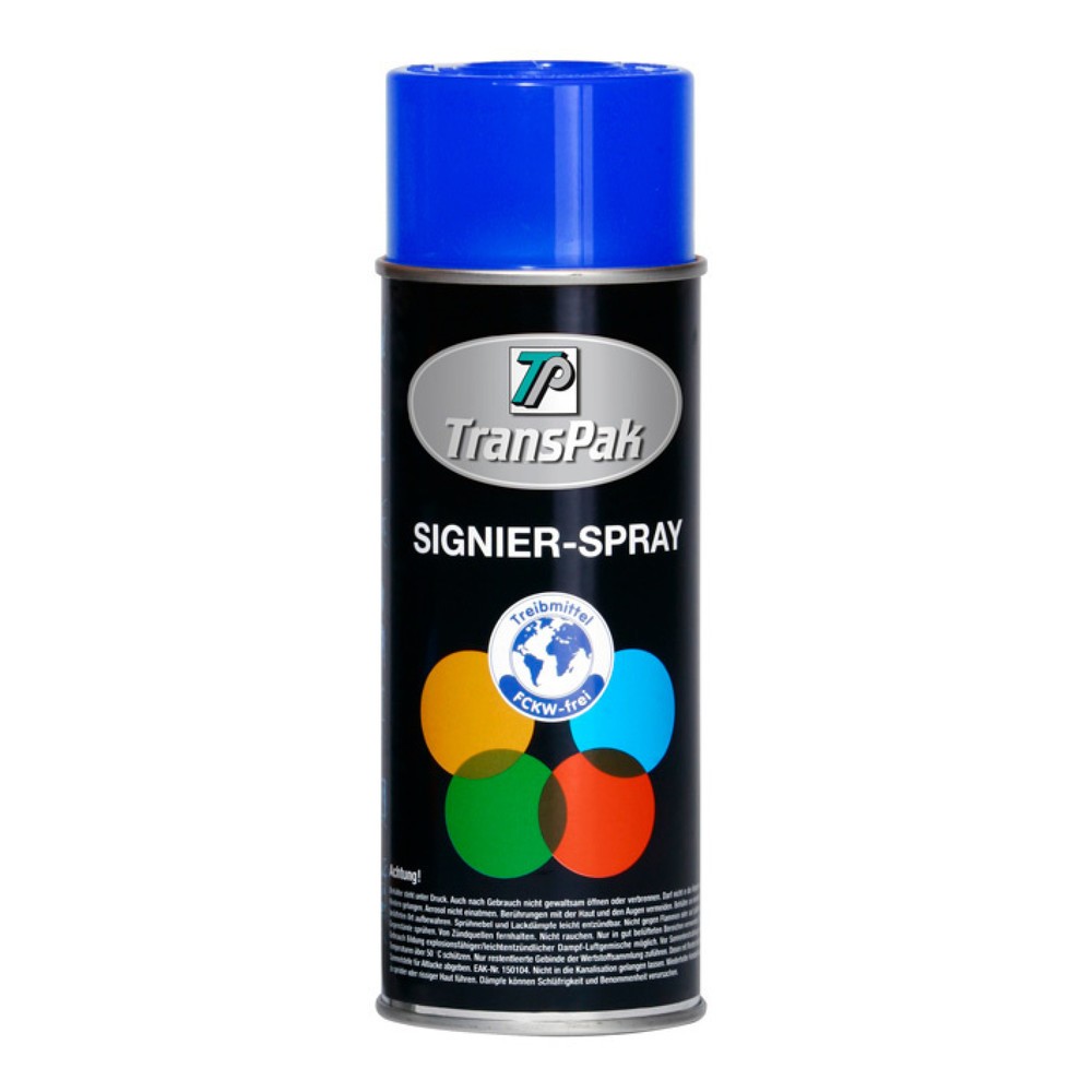Produktabbildung: Signierspray blau