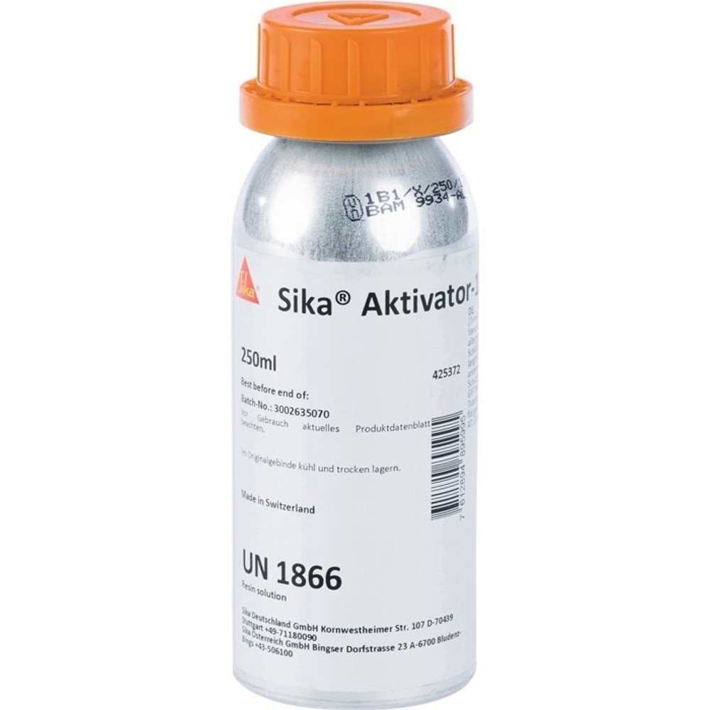 Produktabbildung: SIKA Aktivator 100, farblos bis leicht gelblich, lösemittelhaltig, Dose, 250 ml