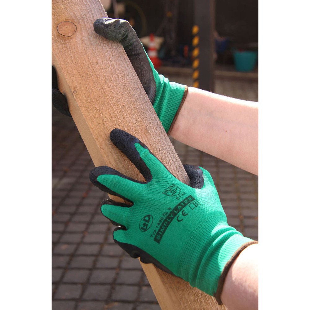 Produktabbildung Nr. 2: SIMPLY LATEX Feinstrickhandschuh aus Polyestergewebe, Größe 11