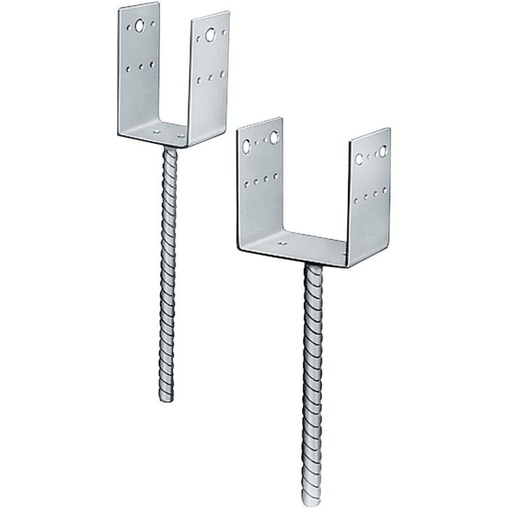 Produktabbildung: SIMPSON STRONG TIE Stützenfuß PPD, Stahl stückverzinkt zum Einbetonieren, 120 x 90 x 126 x 5 mm, Loch-Ø 5,0 + 13,5 mm 250 mm