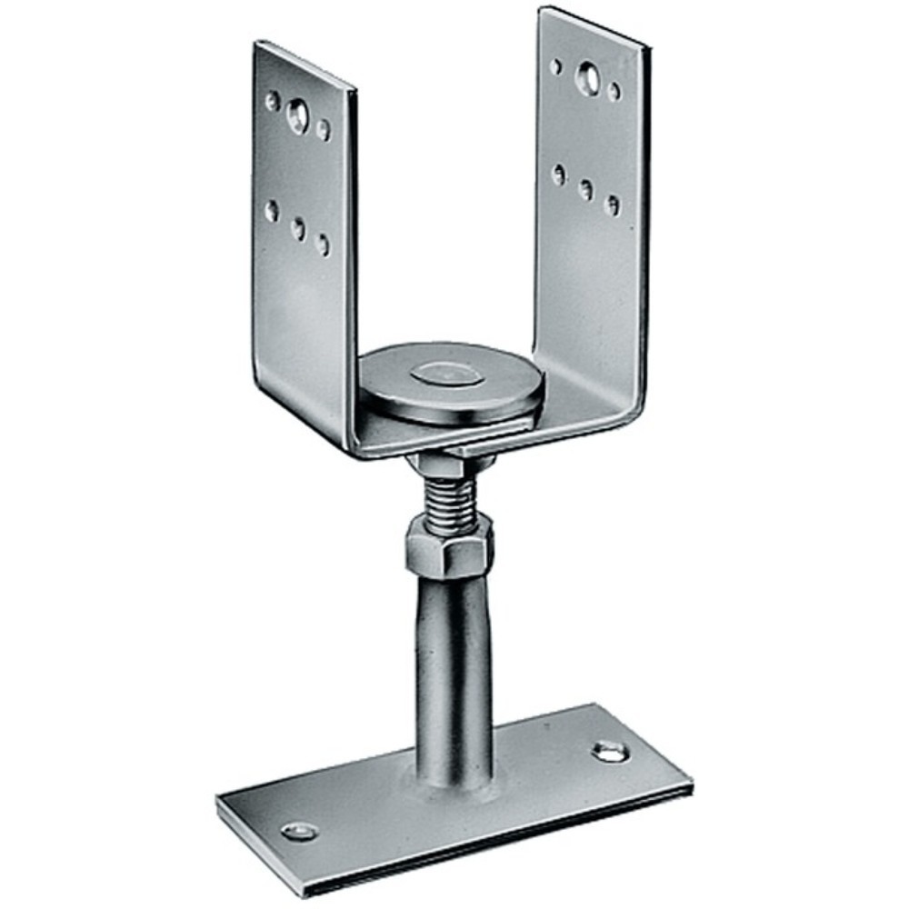 Produktabbildung: SIMPSON STRONG TIE Stützenfuß PVDB, Stahl stückverzinkt zum Aufschrauben, 70 x 160 x 8 mm