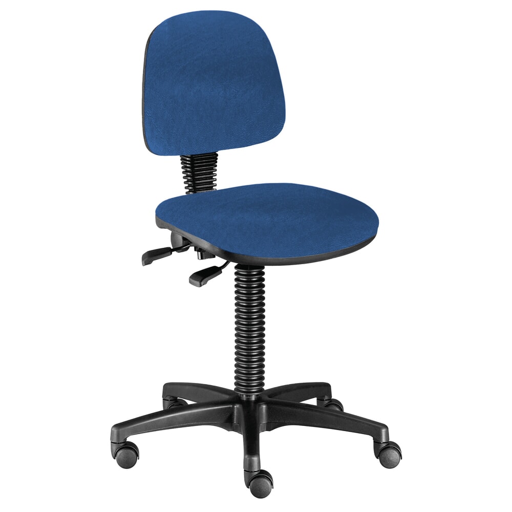 Produktabbildung Nr. 1: SITWELL STEIFENSAND Arbeitsdrehstuhl BM Industrie, Kunstleder, Sitzhöhe 480-650 mm, Rollen, blau