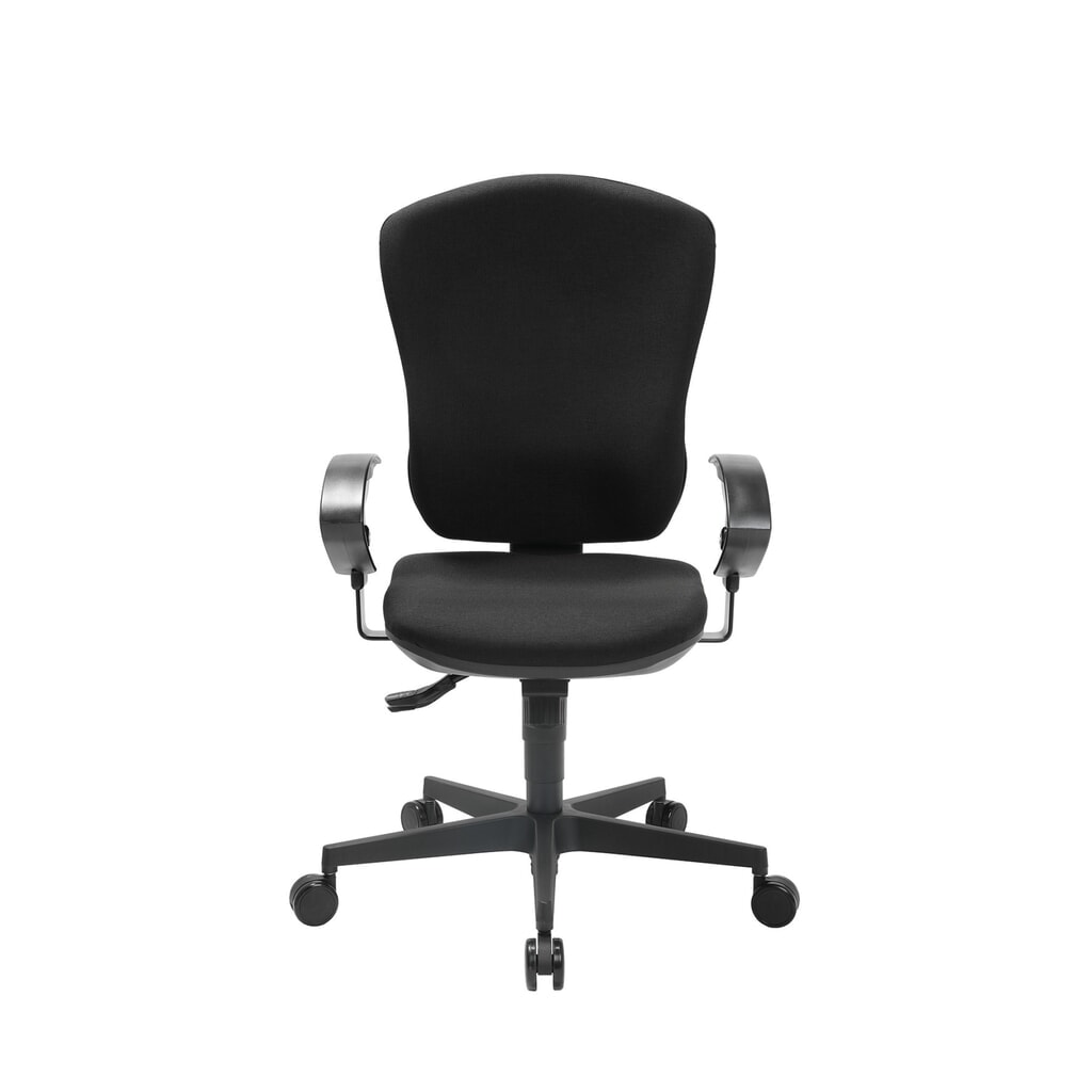 SITWELL STEIFENSAND Bandscheiben-Bürostuhl Flash Polster, Synchron-Mechanik, Stoff-Rückenlehne, Tragkraft 110 kg Produktabbildung: SITWELL STEIFENSAND Bandscheiben-Bürostuhl Flash Polster, Synchron-Mechanik, Stoff-Rückenlehne, Tragkraft 110 kg