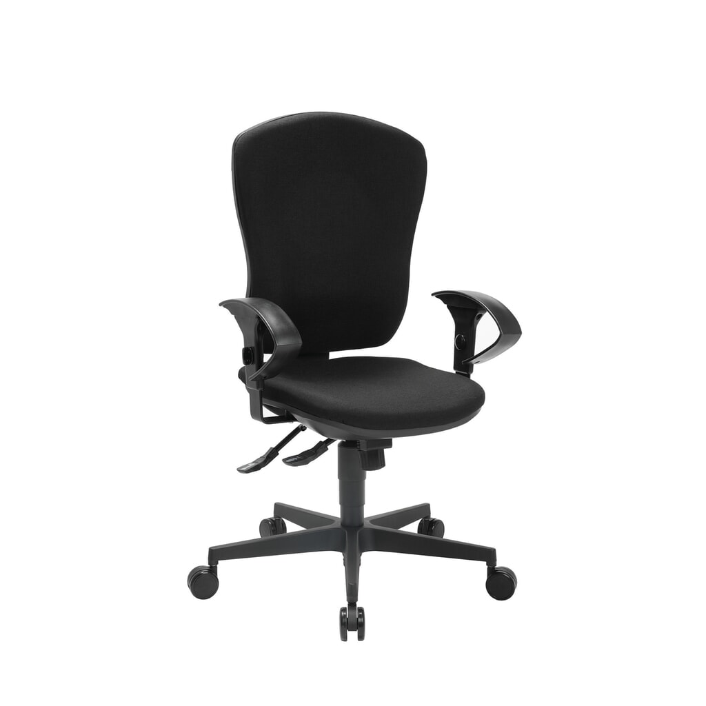 SITWELL STEIFENSAND Bandscheiben-Bürostuhl Flash Polster, Synchron-Mechanik, Stoff-Rückenlehne, Tragkraft 110 kg Produktabbildung Nr. 3: SITWELL STEIFENSAND Bandscheiben-Bürostuhl Flash Polster, Synchron-Mechanik, Stoff-Rückenlehne, Tragkraft 110 kg