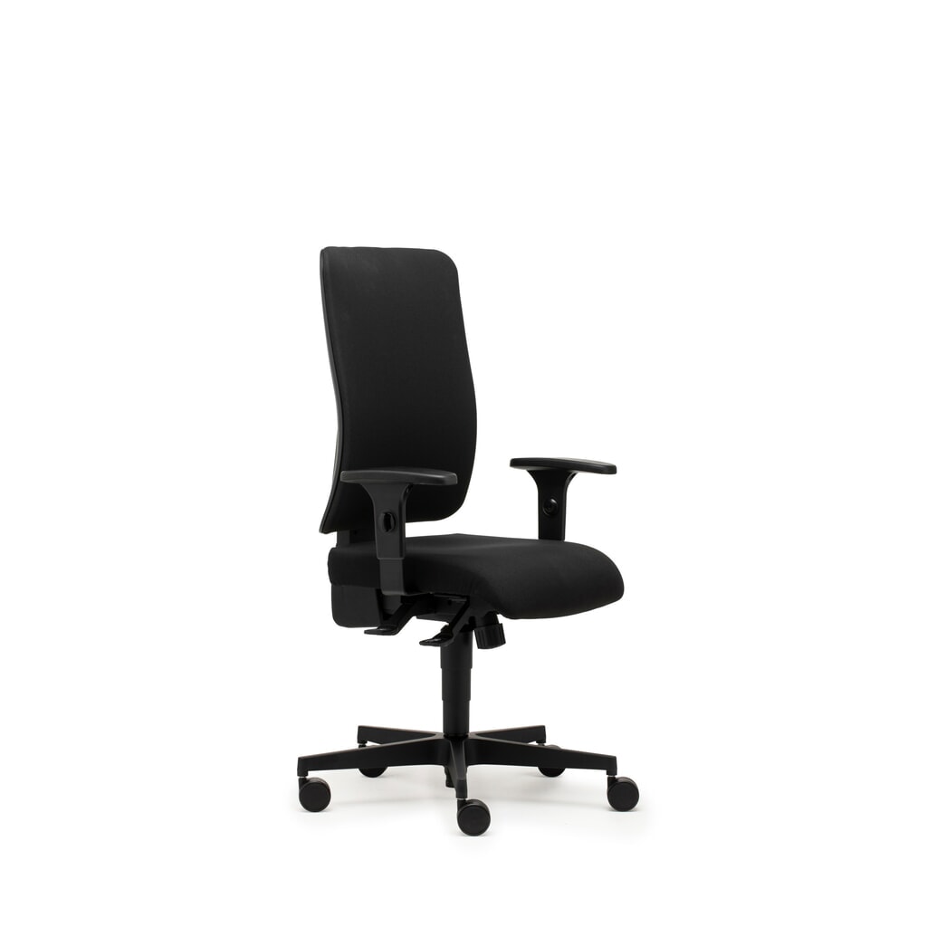 Produktabbildung Nr. 3: SITWELL STEIFENSAND Bürostuhl Straight Polster, Synchron-Mechanik, höhenverstellbare Ring-Armlehne, Stoff-Rückenlehne