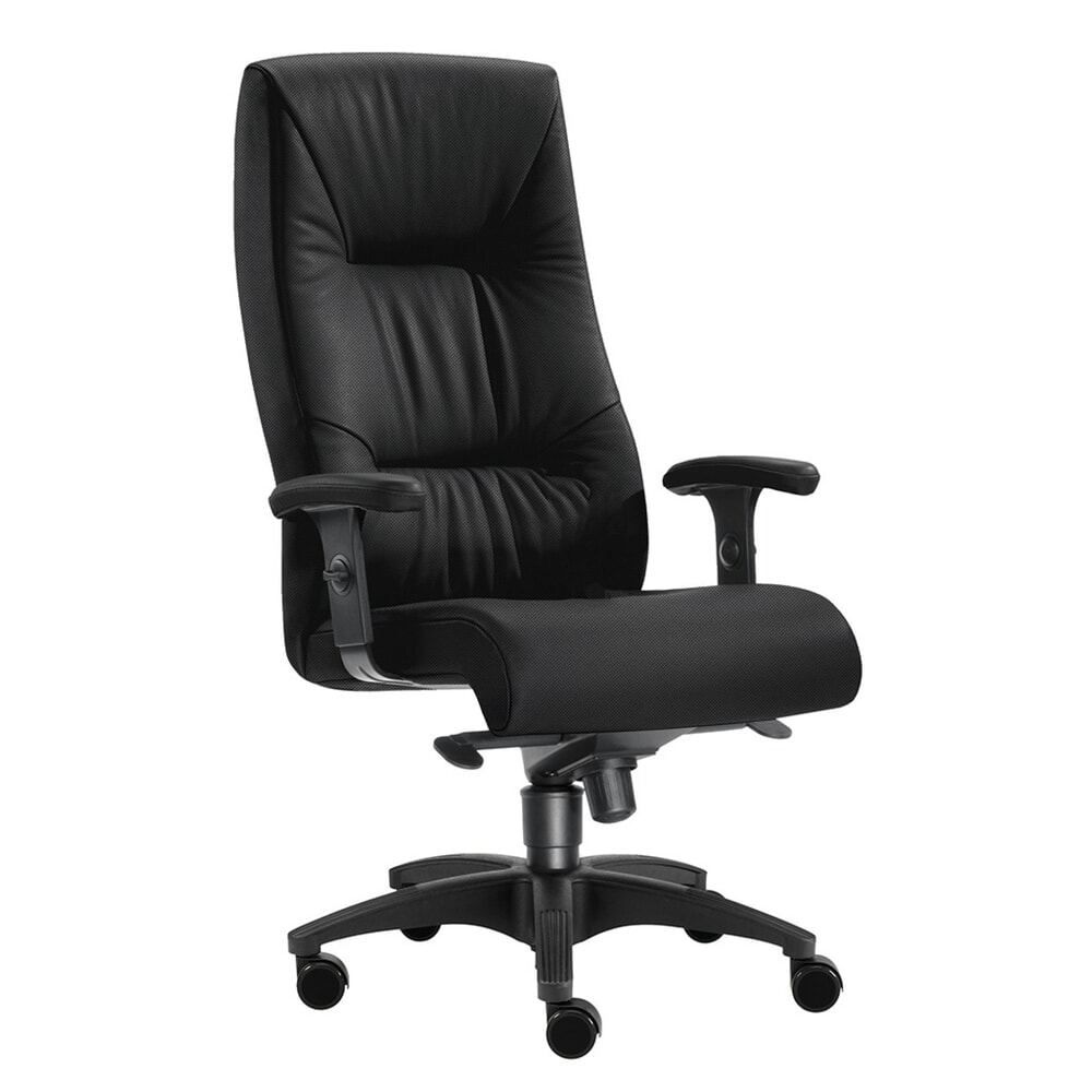 Produktabbildung: SITWELL STEIFENSAND Schwerlast-Bürostuhl Turbo XL, extra hohes Rückenpolster, Tragkraft 150 kg, Polyester
