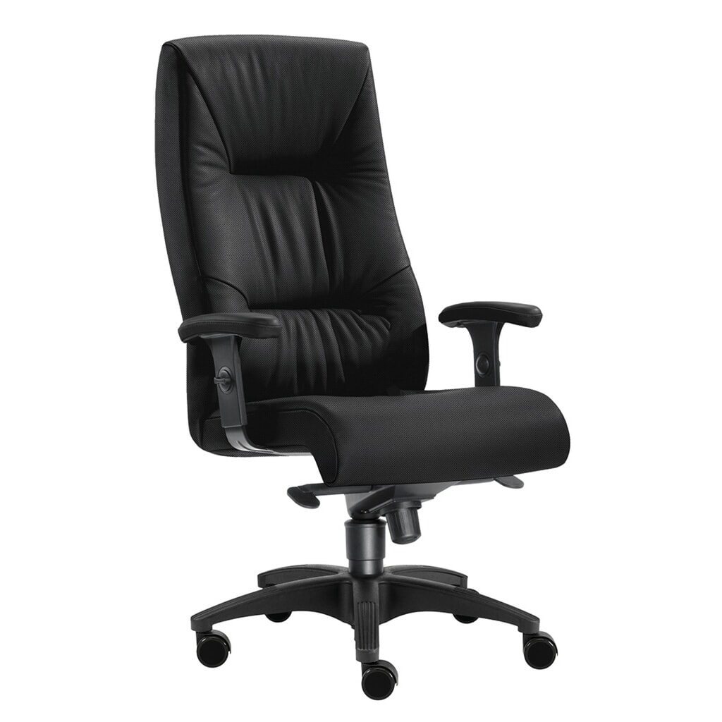 Produktabbildung: SITWELL STEIFENSAND Schwerlast-Bürostuhl Turbo XL, extra hohes Rückenpolster, Tragkraft 150 kg, Polyester