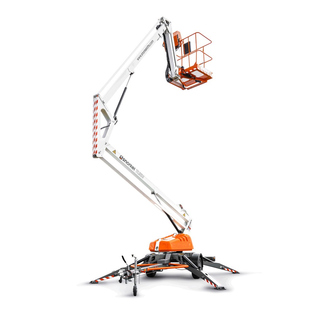 Produktabbildung: Snorkel Anhänger-Arbeitsbühne TL37J DC, TK 215 kg, max. 12,9 m Arbeitshöhe