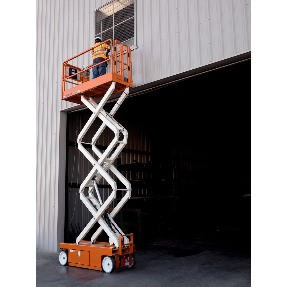 Produktabbildung Nr. 9: Snorkel Batterie-Scherenarbeitsbühne S3220E, elektrisch verfahrbar, TK 409 kg, max. 8,1 m Arbeitshöhe