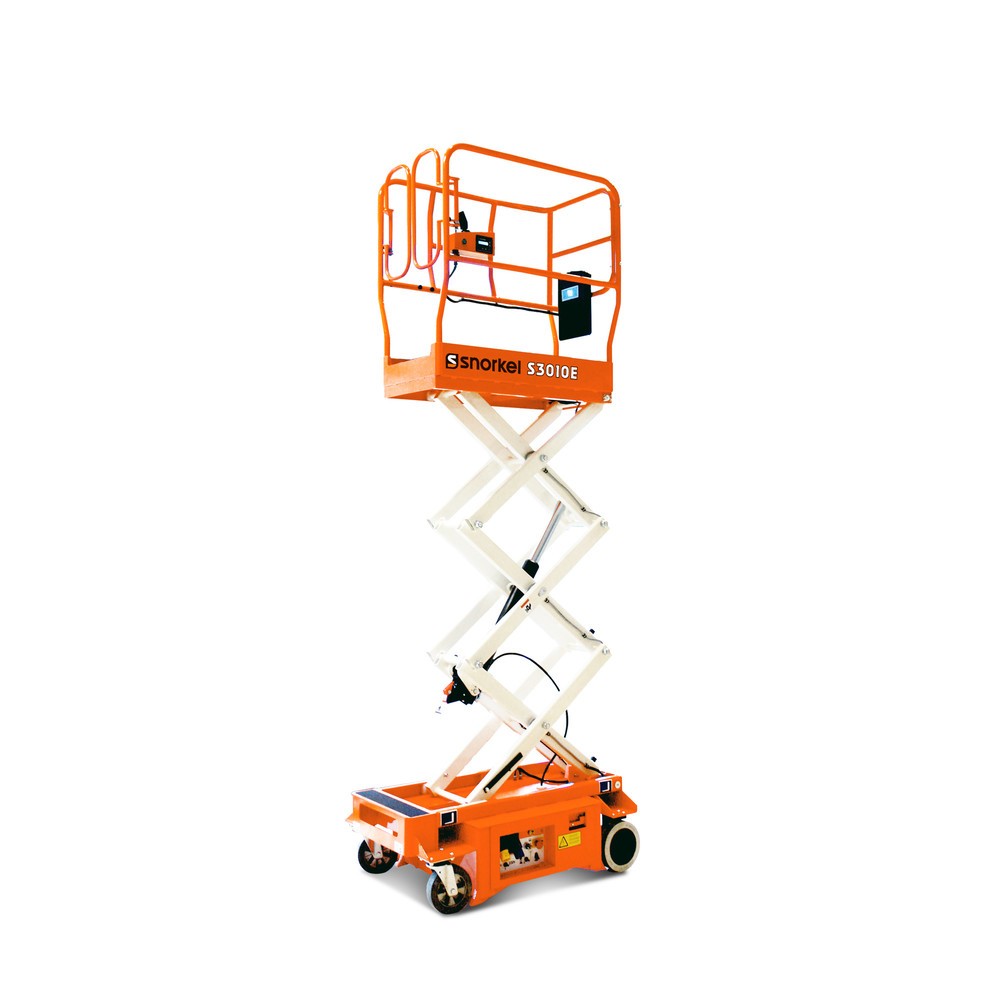 Produktabbildung: Snorkel Batterie-Scherenarbeitsbühne S3010E, elektrisch verfahrbar