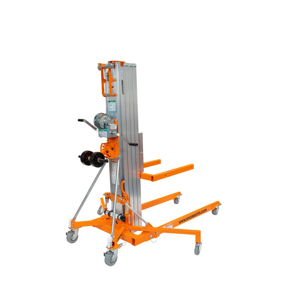 Produktabbildung Nr. 2: Snorkel Materiallift ML20l, inkl. seitl. Stützen, max. Hubhöhe 6,2 m