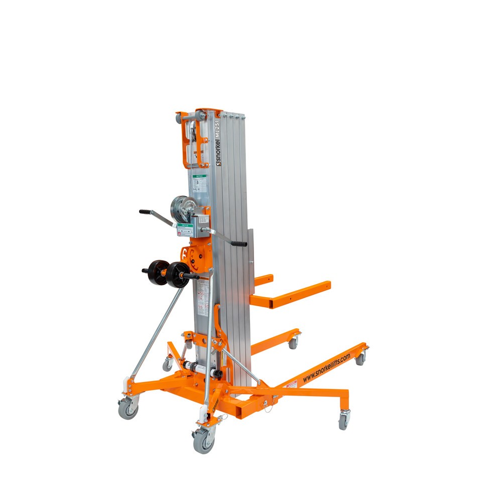 Produktabbildung Nr. 2: Snorkel Materiallift ML25l, inkl. seitl. Stützen, max. Hubhöhe 7,6 m