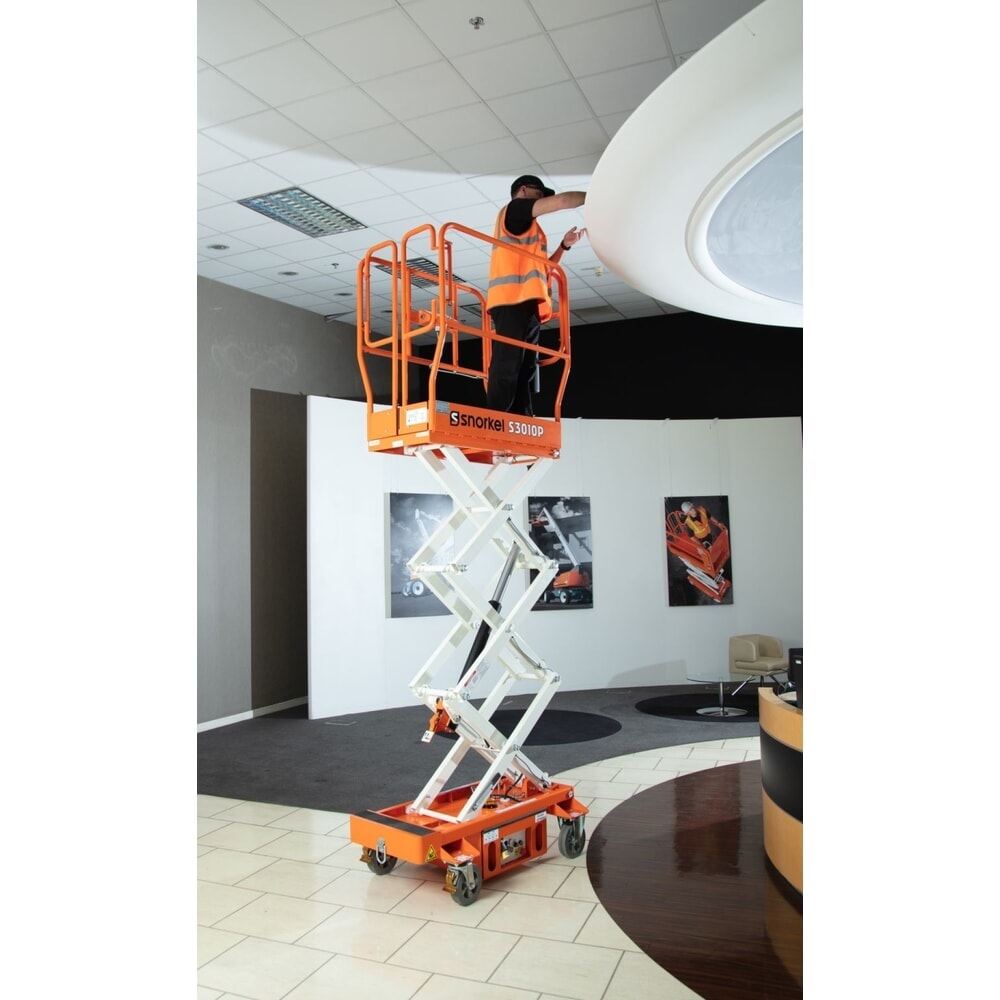 Produktabbildung Nr. 4: Snorkel Scherenarbeitsbühne S3010P, max. 5 m Arbeitshöhe