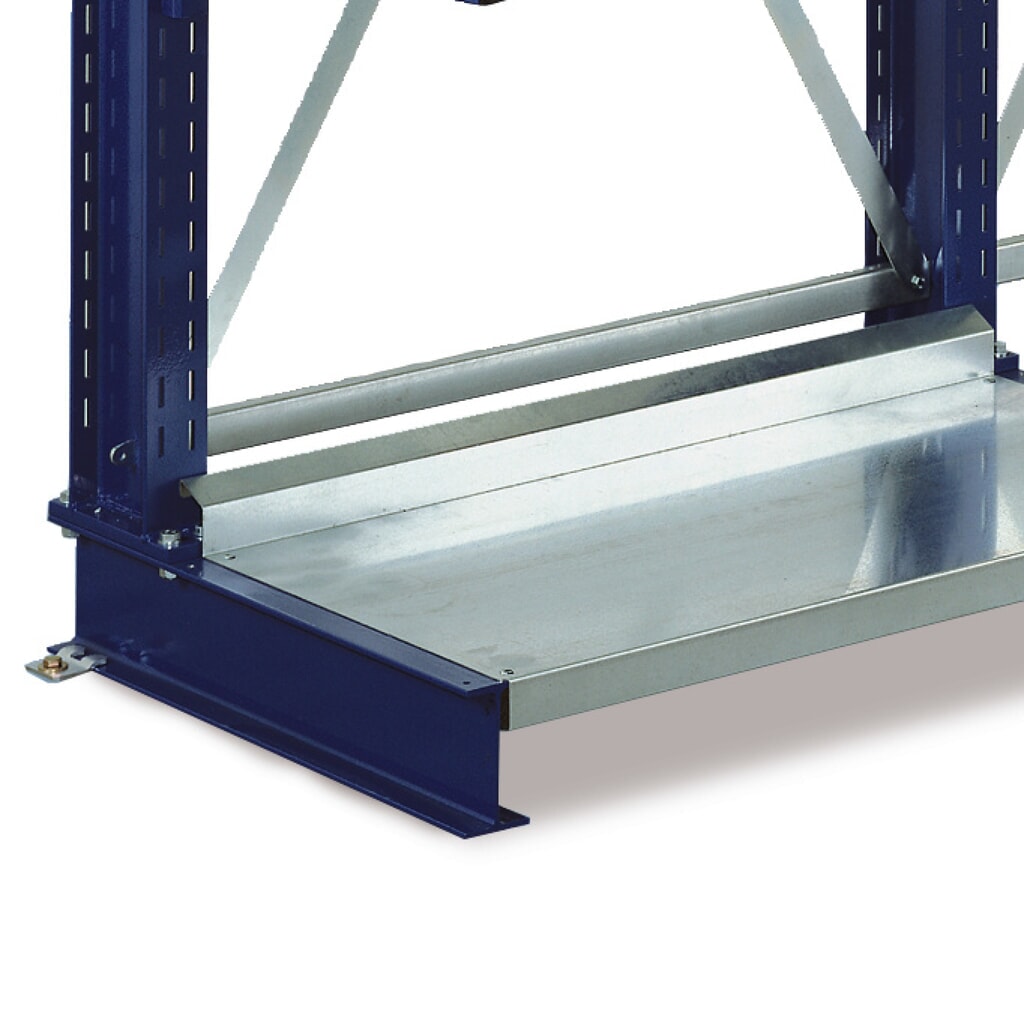 Produktabbildung: Sockelboden für META Kragarmregal, TK 500 kg, Tiefe 500 mm