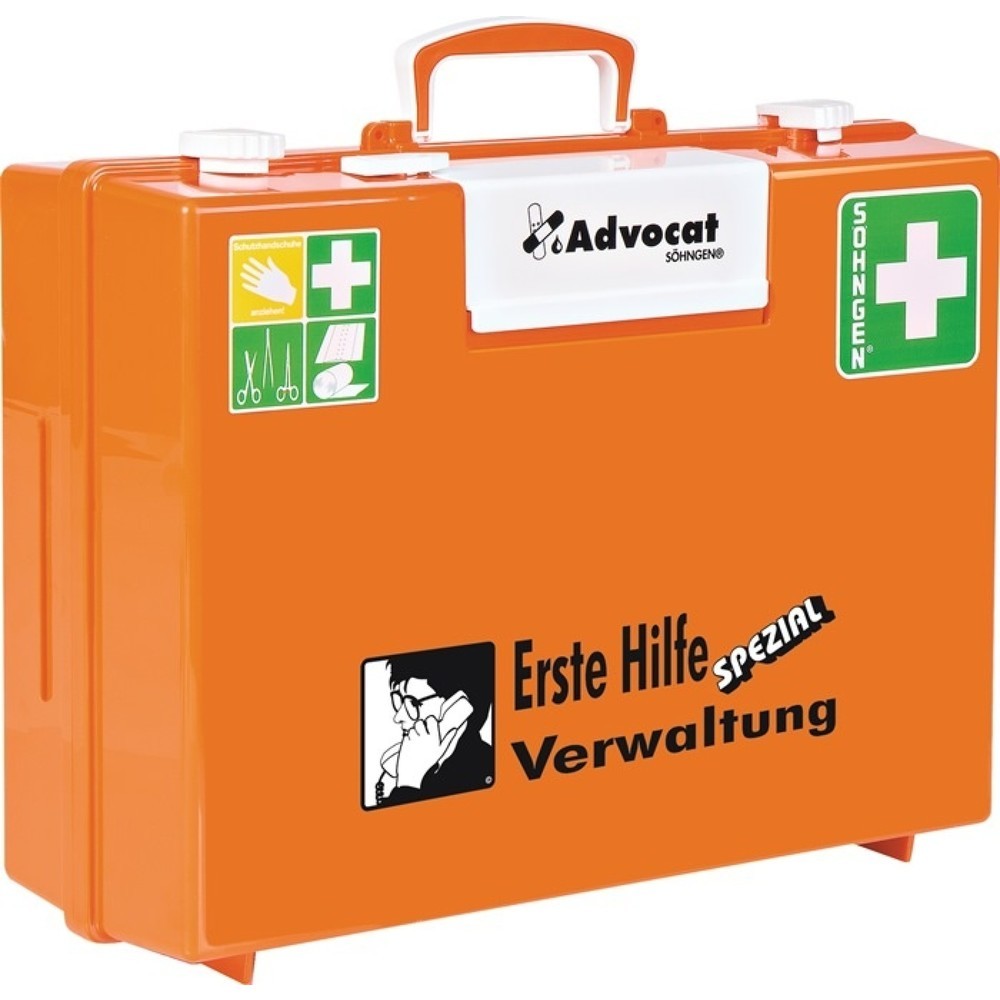 Produktabbildung Nr. 3: SÖHNGEN® Erste Hilfe Koffer Advocat Verwaltung, B400xH300xT150ca.mm, orange