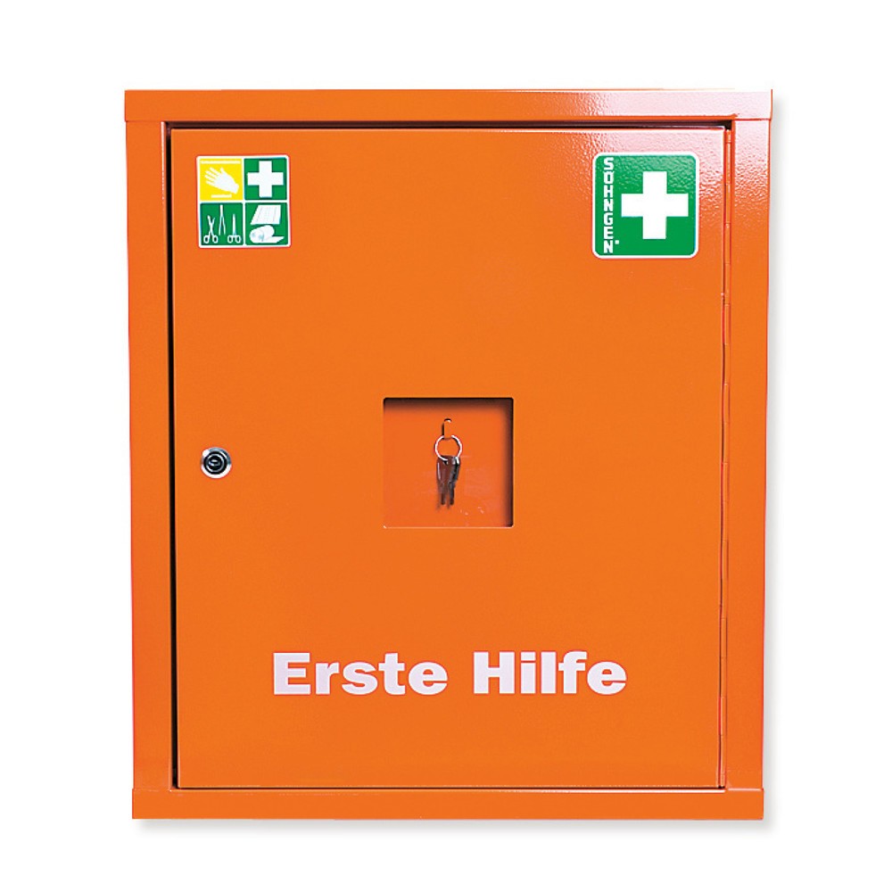 Produktabbildung Nr. 2: SÖHNGEN® Verbandschrank EUROSAFE, mit Füllung nach ÖNORM Z 1020-2, orange