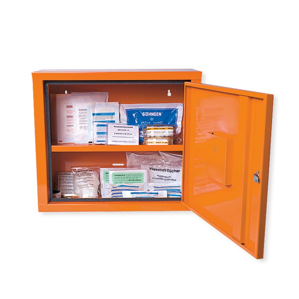 Produktabbildung Nr. 2: SÖHNGEN® Verbandschrank JUNIORSAFE, mit Füllung nach ÖNORM Z 1020-1, orange
