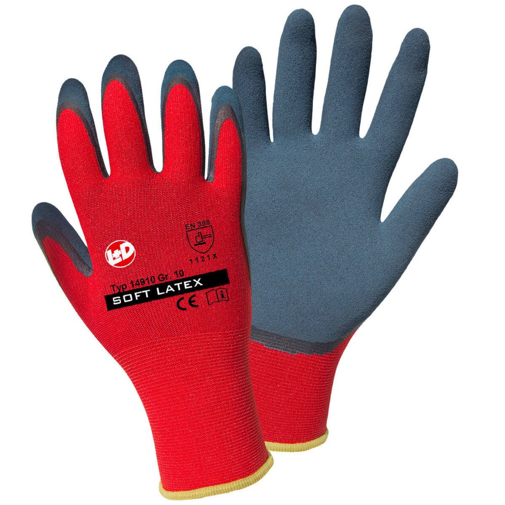 Produktabbildung: SOFT LATEX Feinstrickhandschuh, Größe 10