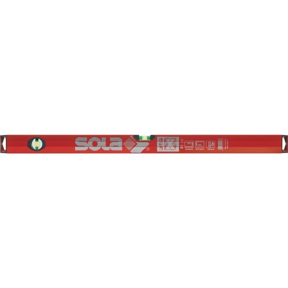 Produktabbildung: SOLA Wasserwaage BIG X, 30 cm, Aluminium rot