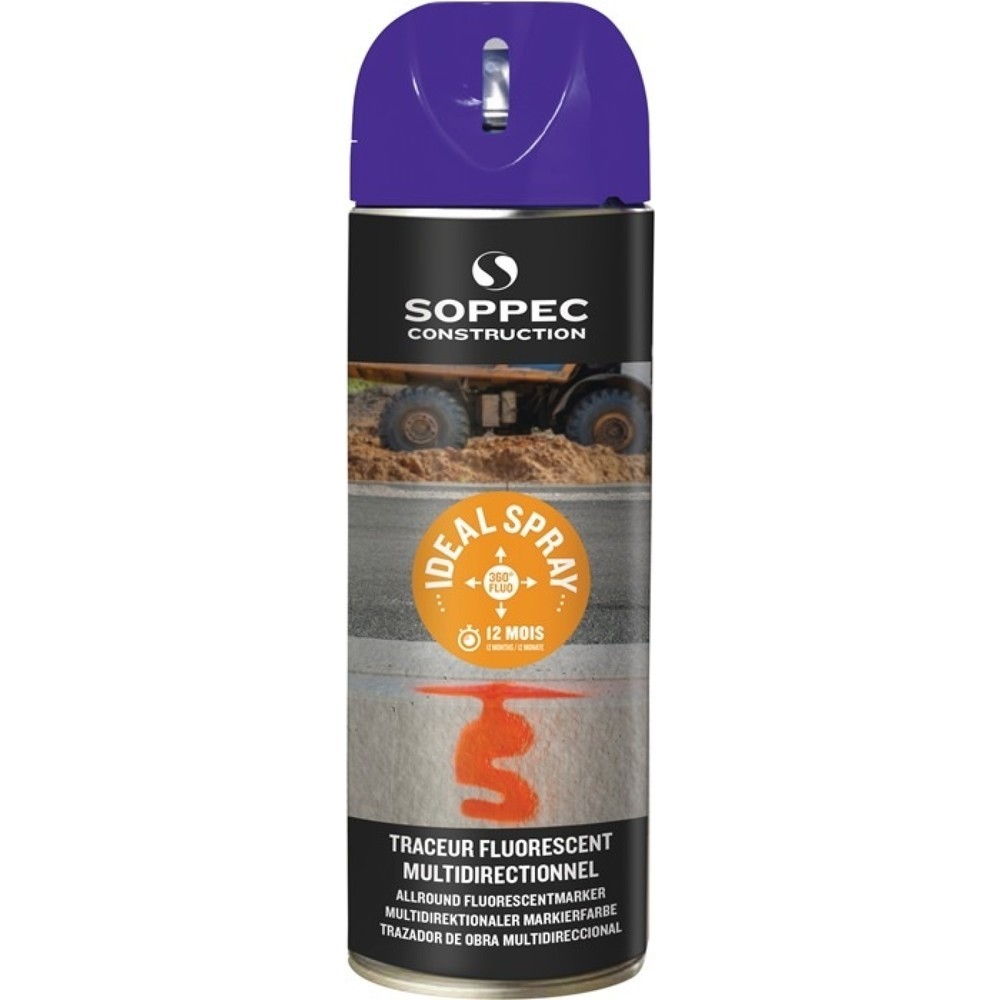 Produktabbildung Nr. 1: SOPPEC Markierungsspray IDEAL, 500 ml, leuchtblau, Spraydose