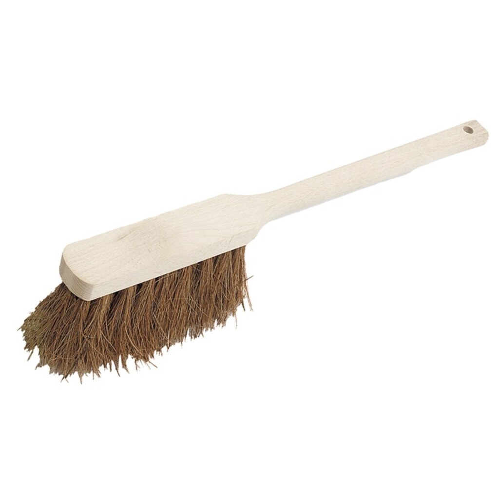 Handfeger Kokos L.280mm m.Holzrücken Produktabbildung: Handfeger Kokos L.280mm m.Holzrücken