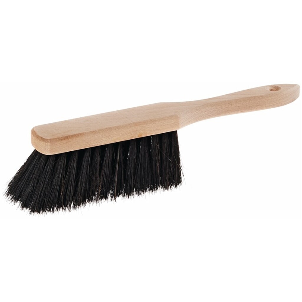 SOREX Handfeger Rosshaar L.280mm m.Holzrücken Produktabbildung: SOREX Handfeger Rosshaar L.280mm m.Holzrücken