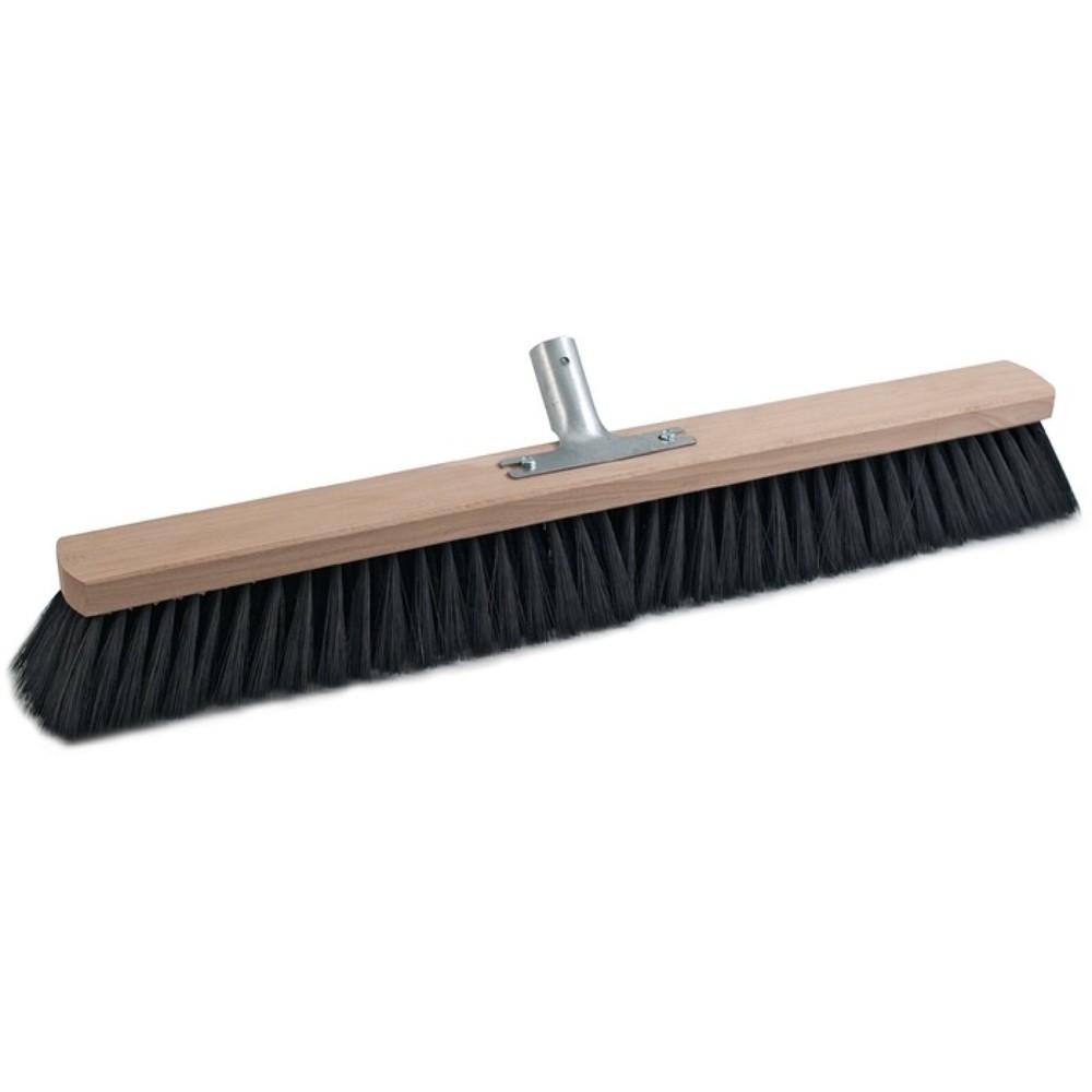 Produktabbildung: SOREX Saalbesen Qualitätsmischung L.800mm m.Metallstielhalter Flachholz